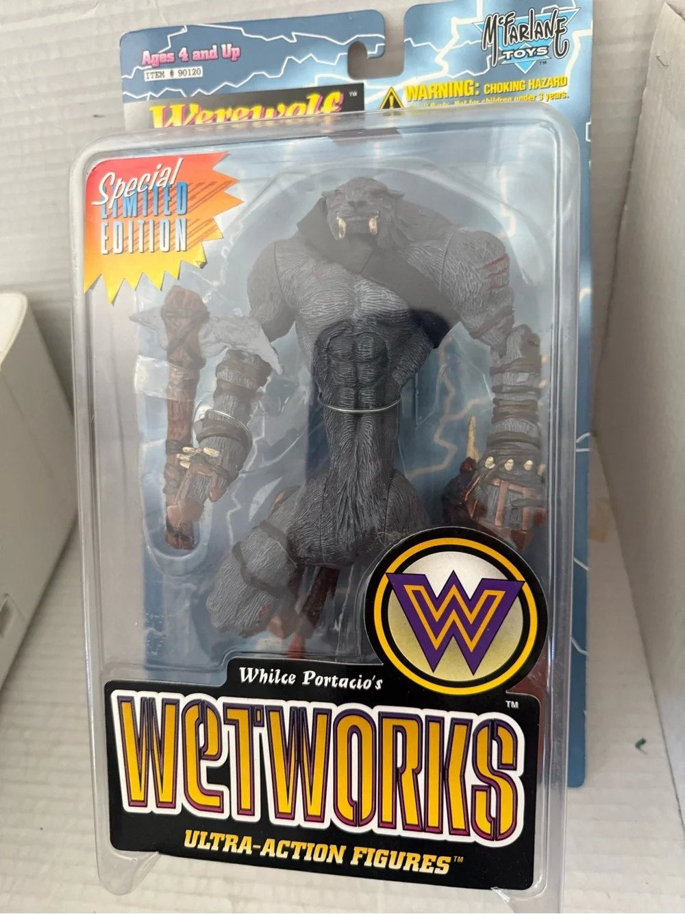 McFarlane Toys Wetworks Series 1 Werewolf LIMITED PUZZLE ZOO EXCL 1996 NIB NM/MT